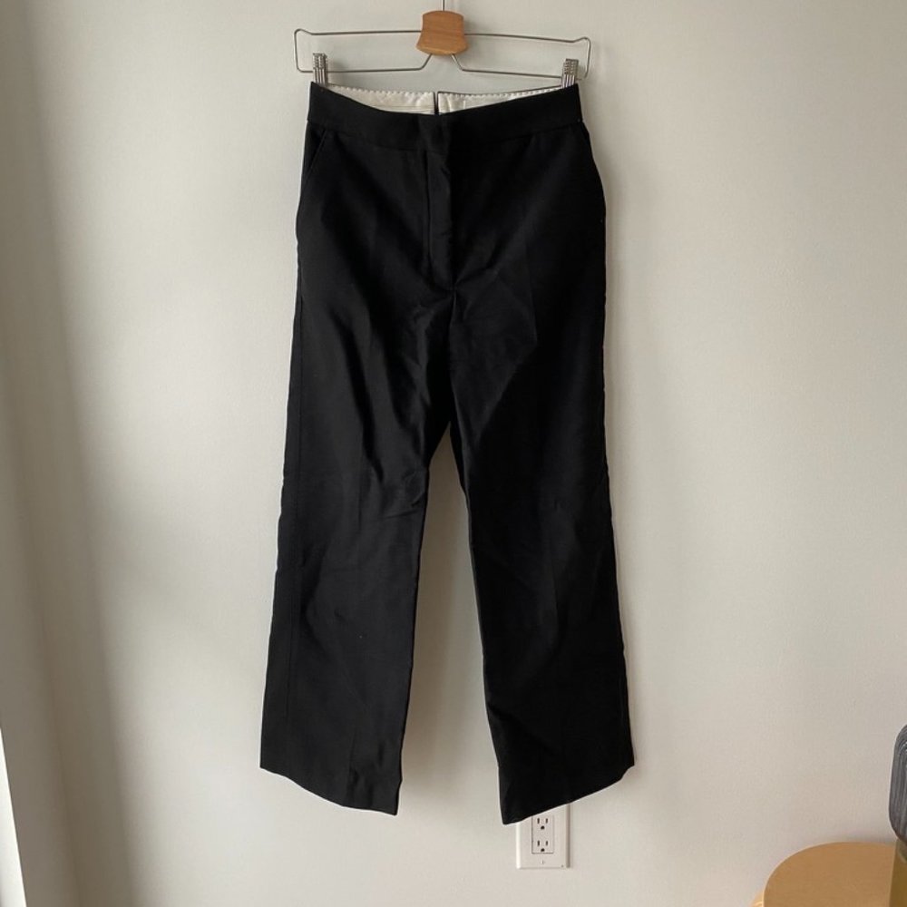 Babaton Black Wide Leg Trousers
